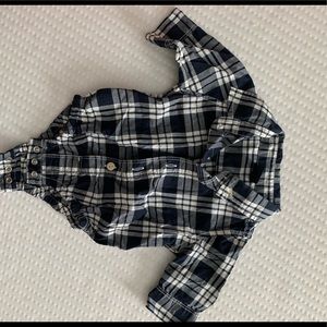 Baby button down onsie